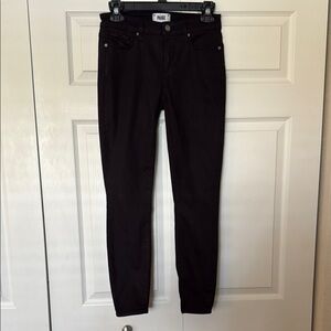 PAIGE Black Skinny Verdugo Ankle Jeans Size 27